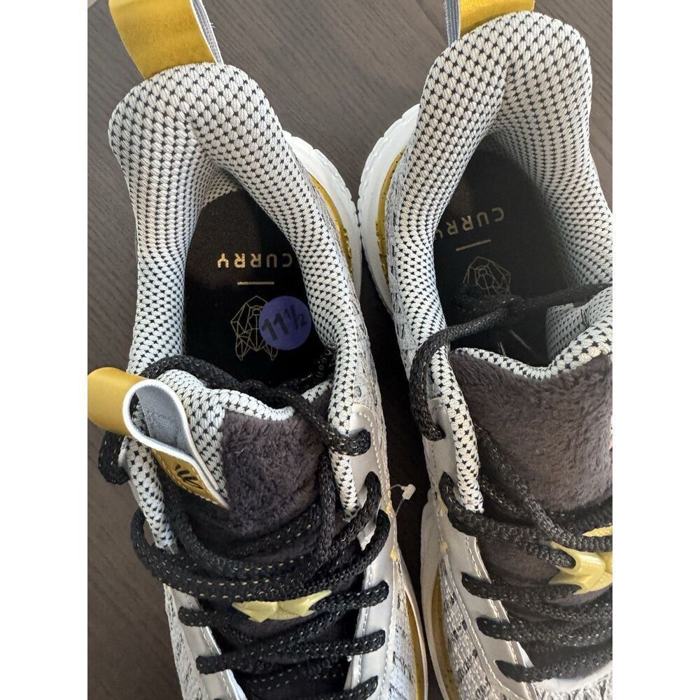 Under Armour Curry X Father Wolf Flow Mens 11.5 Gold Basketball Shoes sneakers - Picture 9 of 12